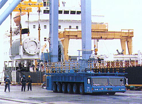 Unload vessel